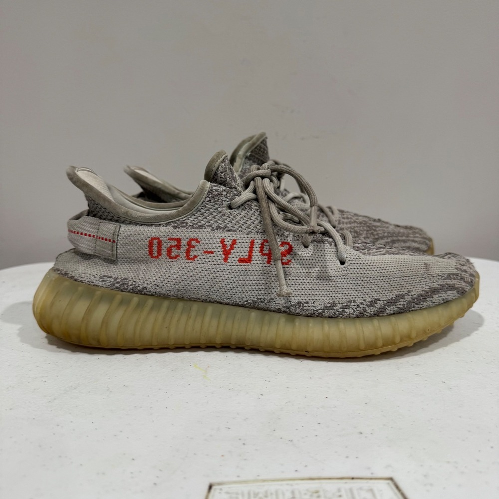 Adidas Yeezy Boost 350 V2 Beluga 2.0 Grey Solar Red Mens 11.5